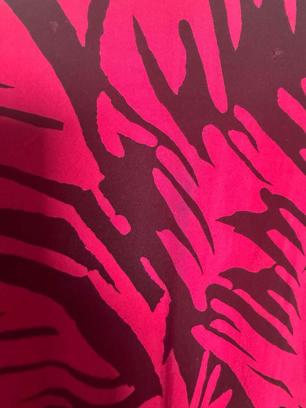 Joni Blair Vintage Pink and Black Abstract Print Dress Size 9 - Picture 8 of 9